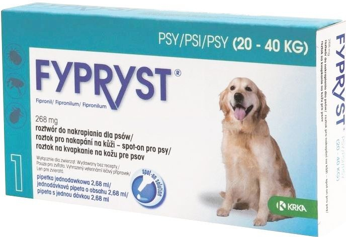 Fypryst spot-on Dog L 20-40 kg 1 x 2,68 ml
