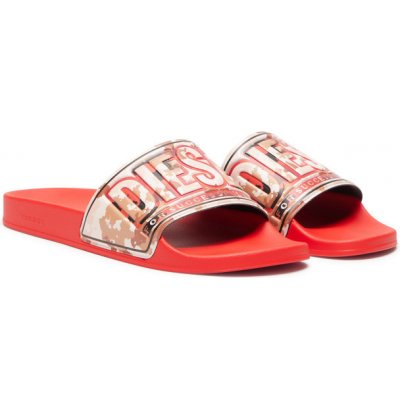 ŠĽAPKY DIESEL MAYEMI SA-MAYEMI CC X SANDALS červená 46