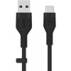 Belkin CAB008bt3MBK Flex USB-A/USB-C do 15W, 3m, černý