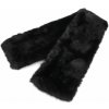 Stoklasa Kožušinový šál na prevlečenie Čierna