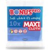 Čistiaca utierka, univerzálna, 10 ks, BONUS Professional Maxi, modrá