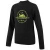 SENSOR MERINO DF TERRITORY detské tričko dl.rukáv čierna Veľkosť: 90 detské tričko s dlhým rukávom