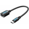 Vention CCSBB USB-C (M) to USB (F) OTG, 0,15m, černý