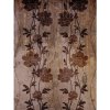Fototapeta - PL1517 - Abstraktné hnedé kvety Vliesová fototap. - 206cm x 275cm