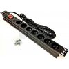 DATAWAY PDU Prepäťová ochrana 7x 230V, IEC320C14, 1U, 19
