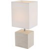 Globo 21675 stolná lampa Geri 1x40W | E14 - biela, béžová