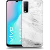 Picasee silikónový prehľadný obal pre Vivo Y11s - White marble