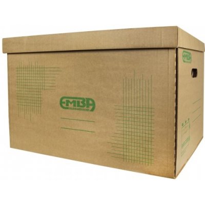 Emba S/BOX Box Strong sťahovací hnedý 61 x 43 x 38 cm