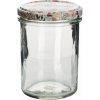 Zaváracie poháre Gastro 230 ml, skrutkovacie viečko s nápisom „handmade“, sada 6 ks