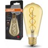Osram Vintage 1906 LED žiarovka Edison, 4 W, 300 lm, teplá biela, E27