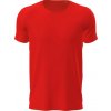 Sports-T - Crew neck Tričko STEDMAN, červená Scarlet, XL