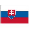No Brand Štátna vlajka, s karabínou, 90 x 60 cm, Slovensko