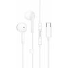 Slúchadlá Hoco Wire Earphones Type C With Microphone M95 White