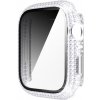 AppleKing puzdro osadené kamienky s tvrdeným sklom pre Apple Watch 41 mm - číre - možnosť vrátiť tovar ZADARMO do 30tich dní