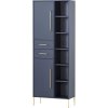 Vysoká skrinka Möbelpartner Kent nočná modrá 67,1 x 184,3 x 33,1 cm