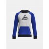 Chlapčenská mikina Under Armour UA Rival Fleece Script CB HD Modrá YLG