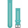 Garmin řemínek Quick Release 20mm, silikonový modrý, stříbrná přezka 010-11251-1Q