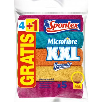 Spontex utierky XXL Microfible 4 + 1 ks