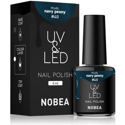 NOBEA UV & LED Navy peon 40 6 ml