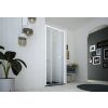 FORTE Sprchové dvere DECO N2S Farba rámu - Čierna, Rozmer A - 110 cm, Smer zatvárania - Pravé (DX), Výplň - Číre bezpečnostné sklo - 6 mm BDE105PDX292103