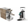 Stone Espresso Mine Premium Wood + Rocket Espresso SPLUGA, chrome