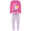 E plus M Dievčenské bavlnené pyžamo PEPPA PIG Pink - 8 rokov (128cm)
