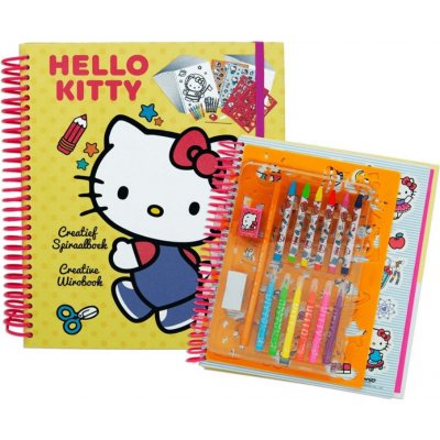 TOYCOMPANY Kreativní zábavní sada sešit Hello Kitty