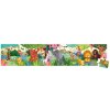 Puzzle v kufríku Džungľa Wild Animals Janod panoramatické 36 dielov od 4 rokov