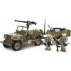 COBI 3132 Americký ozbrojený terénní automobil Jeep Willys MB & Trailer (cobi3132)
