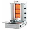 Plynový gril na kebab/gyros, 3 topná pole, zátěž 40 kg, 10,5 kW, dolní pohon 3,5 W, 760x620x840 mm | POTIS, F GD3/LPG inox