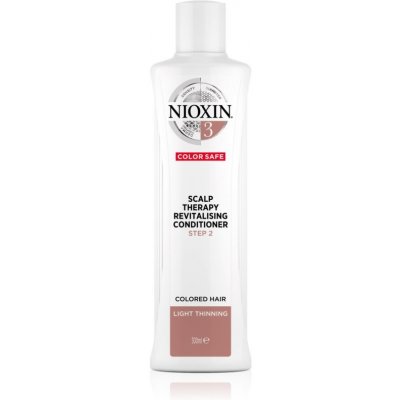 Nioxin System 3 Color Safe hydratačný a vyživujúci kondicionér pre jednoduché rozčesávanie vlasov 300 ml