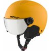 ALPINA Juniorská lyžiarska prilba ZUPO VISOR Q-LITE ohnivo žltá, Variant Veľkosť S (48-52 cm)