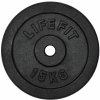 Kotúč LIFEFIT 15kg, kovový, pre 30mm tyč