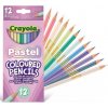 Crayola: Sada 12 pastelových farebných ceruziek