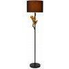 LUCIDE 10702/81/30 EXTRAVAGANZA CHIMP Stojaca lampa E27 1x60W čierna, zlatá