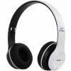 Verk 04110 Bluetooth slúchadlá P47, bezdrôtové slúchadlá s mikrofónom a MP3 prehrávačom biela