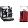 La Pavoni Cellini Classic, black + Eureka Mignon Silenzio, BL ferrari red