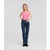 Karl Lagerfeld džínsy jeans klj hr straight slit denim modrá