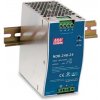 MeanWell Napájací zdroj 24V, 240W, na DIN lištu, 63x125x113mm