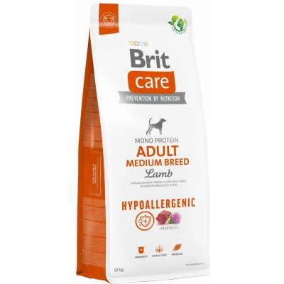 Brit Care Hypo-Allergenic Adult Medium Breed Lamb & Rice 12 kg