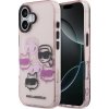 Karl Lagerfeld IML Multi K&CH Heads Zadní Kryt pro iPhone 17 Pink