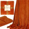 Deka Springos polyester 200 cm x 220 cm oranžová