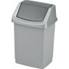 Curver Odpadkový kôš CLICK-IT 15L sivý
