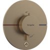 Sprchová batéria Hansgrohe ShowerSelect Comfort S bez podomietkového telesa kartáčovaný bronz 15562140