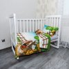 Sablio Mikroplyšové detské obliečky do postieľky Zvieratká 2 - 100x135 / 40x60
