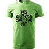 Zdravotné kríž veci - Klasické pánske tričko vyššej gramáže - S ( Trávová zelená )