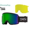 Snowboardové okuliare Smith Squad black | cp sun green mirror +yellow 24 - Odosielame do 24 hodín