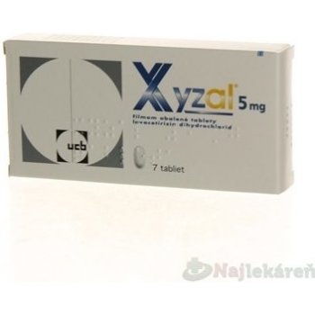 Xyzal tbl.flm.7 x 5 mg od 4 € - Heureka.sk