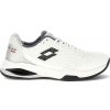Pánska tenisová obuv Lotto Mirage 200 II Clay All White/All Black/Asphalt EUR 43