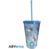 SLIME - Tumbler with straw - 470ml - Graff Art, ABYTUM049